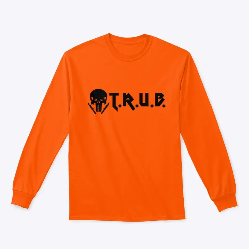 Long sleeve TRUB Logo shirt.